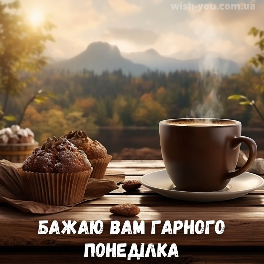 Нова картинка доброго ранку понеділок кава 1