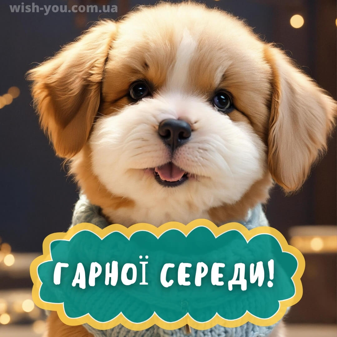 Нові картинки гарної середи українською мовою