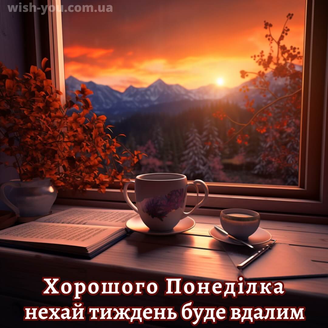 Нова листівка з понеділком 15