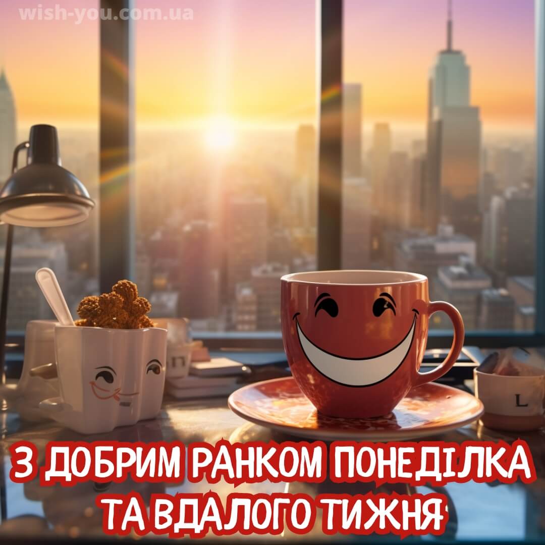 Нова листівка з понеділком 9