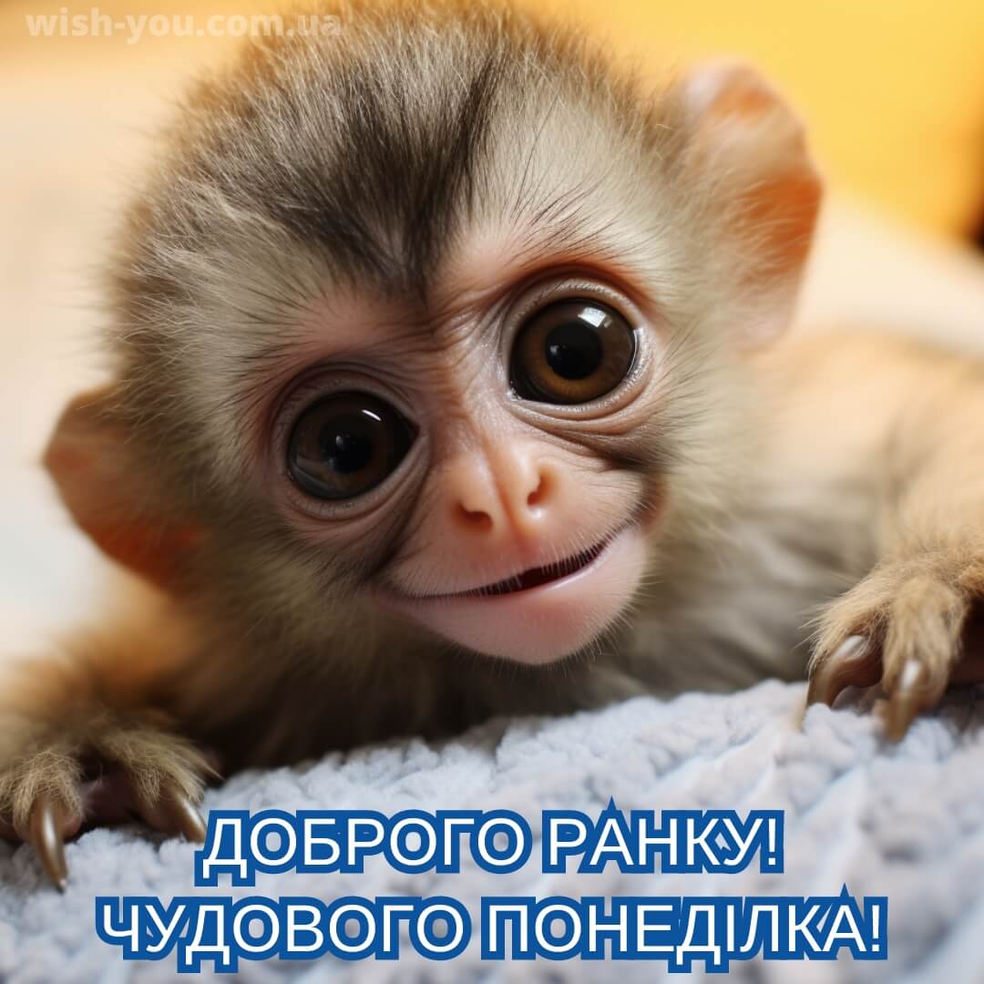 Нова прикольна картинка доброго ранку понеділок 7