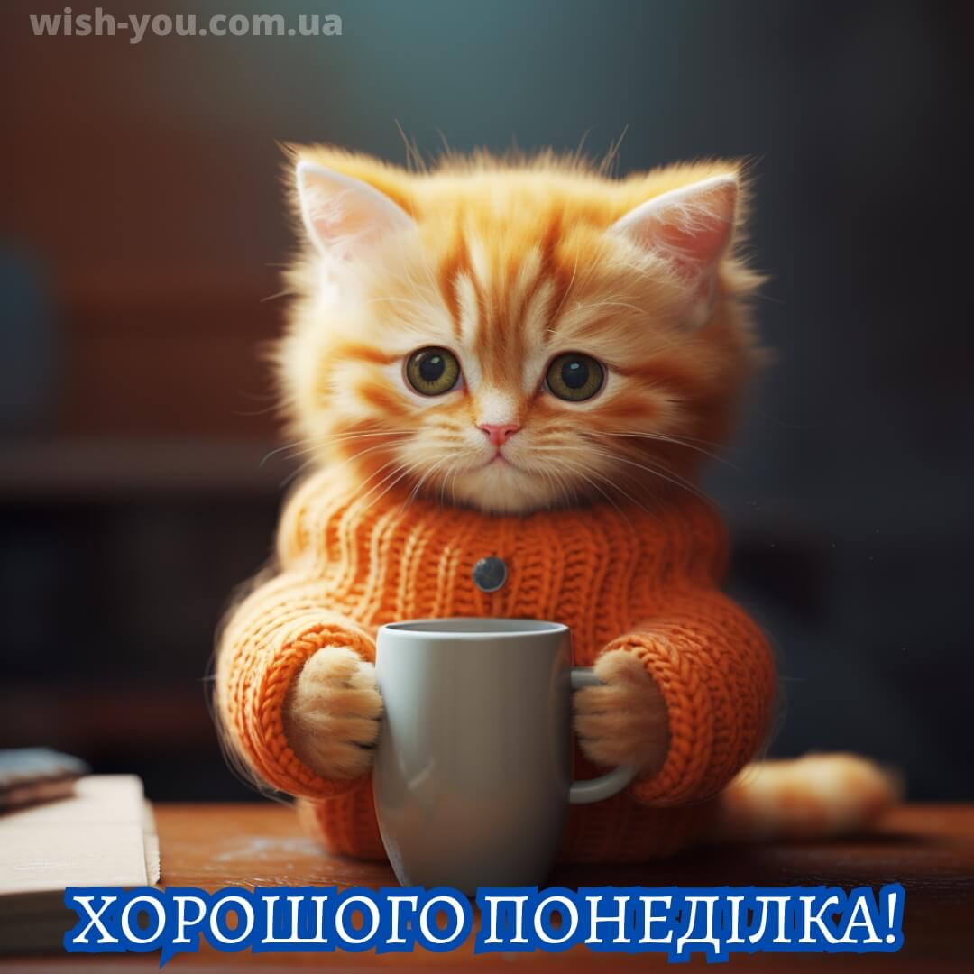 Нова прикольна картинка доброго ранку понеділок 9