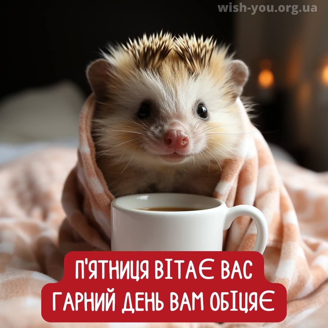 Нова листівка доброго ранку п'ятниці 22