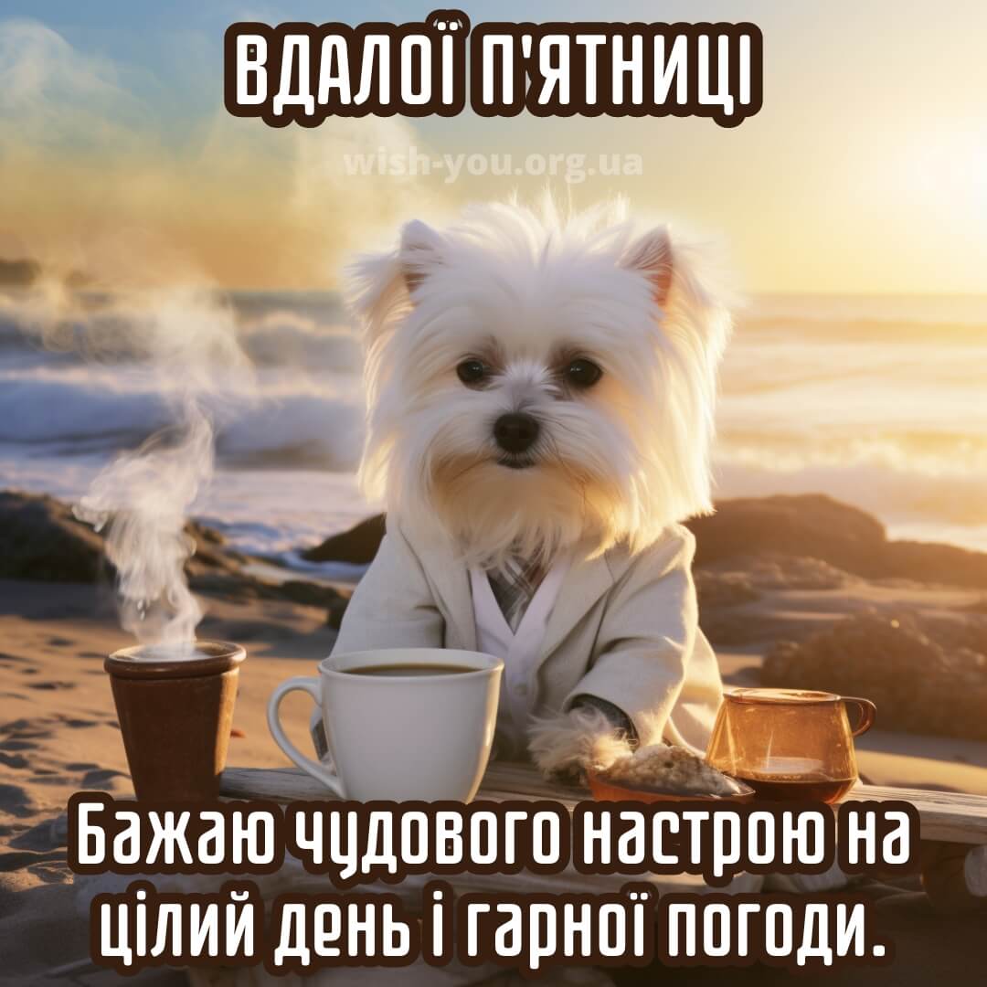 Нова листівка доброго ранку п'ятниці 27