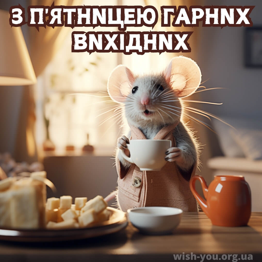 Нова листівка доброго ранку п'ятниці 31