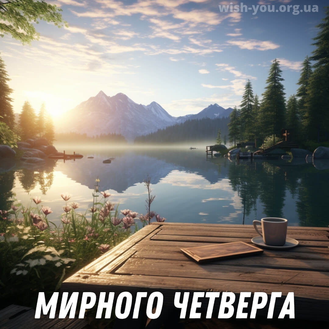 Нова листівка доброго ранку четверга 15