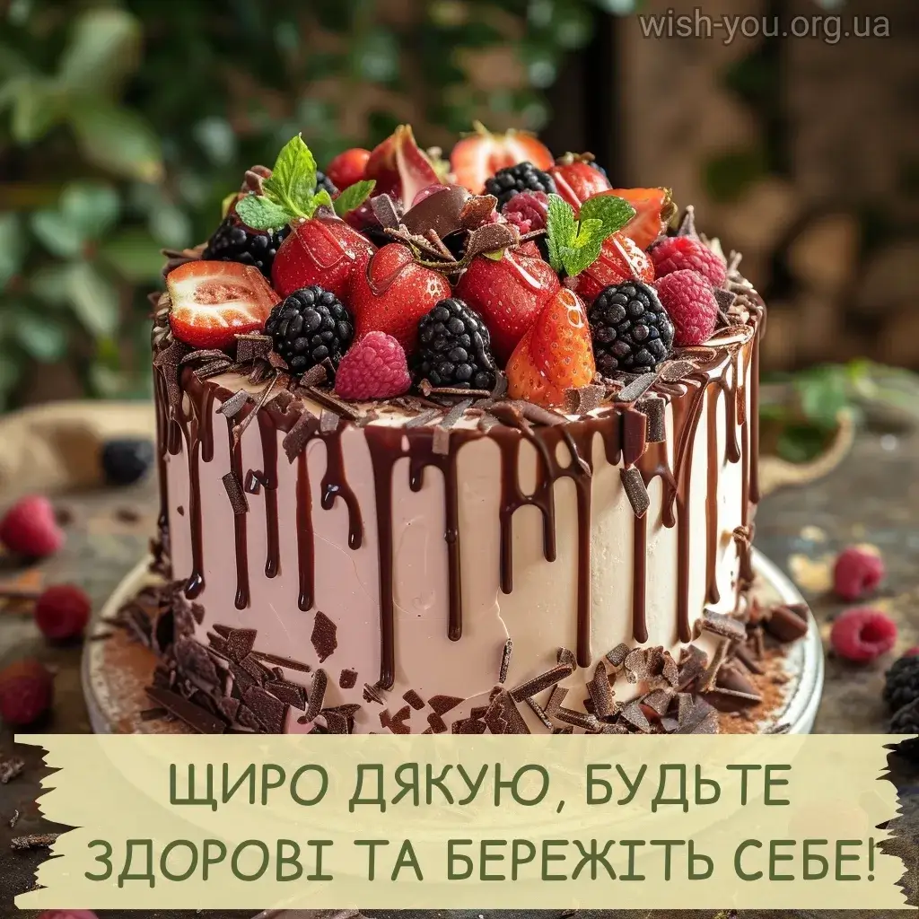 Нова листівка дякую за привітання 3